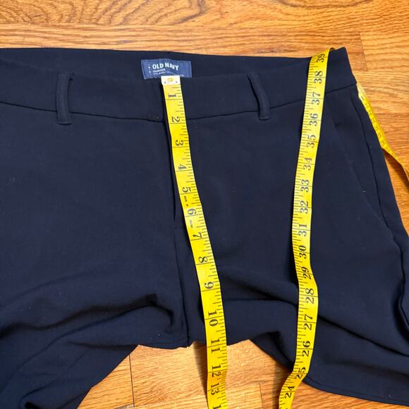 Old Navy Womens 12 Regular Blue Harper Mid Rise Slacks Work Pants Corporatecore - Picture 3 of 9